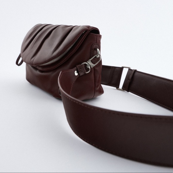 Zara Handbags - ZARA BNWT Oval Shaped Crossbody Bag